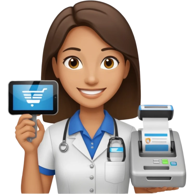 supermarket cashier emoji