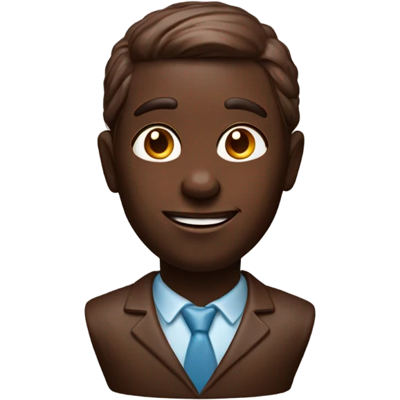 Chocolate head  emoji