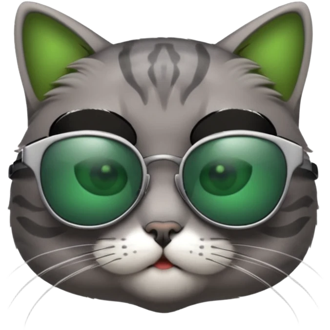 Cat wearing sunglasses emoji