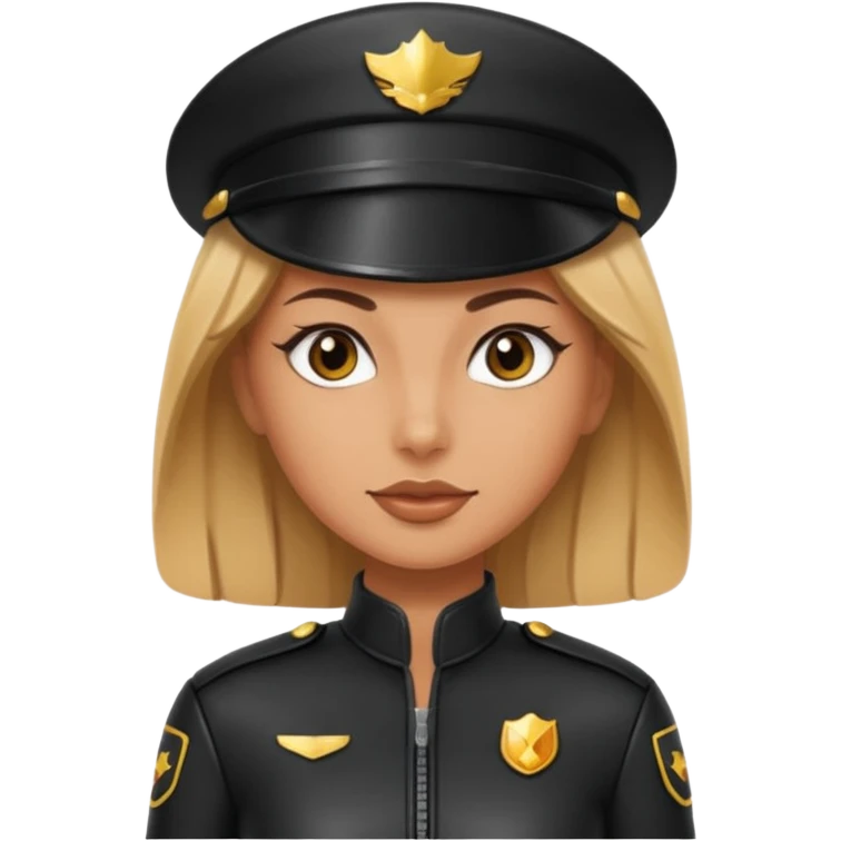 Create a Dominatrix with leather uniform emoji