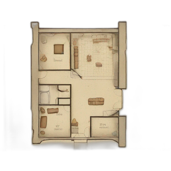 medieval architect drawing on a floor plan emoji