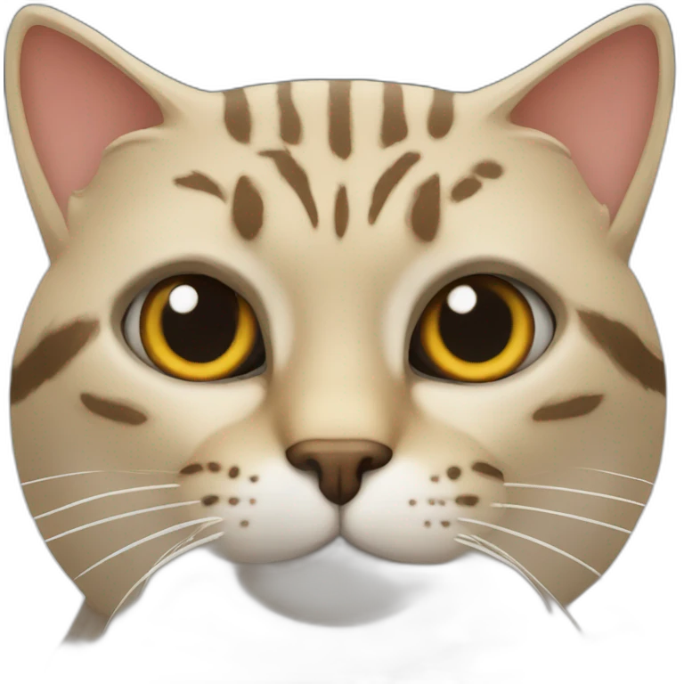 Cat head with snake body emoji