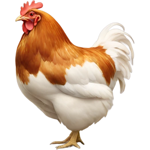 Chicken butt emoji