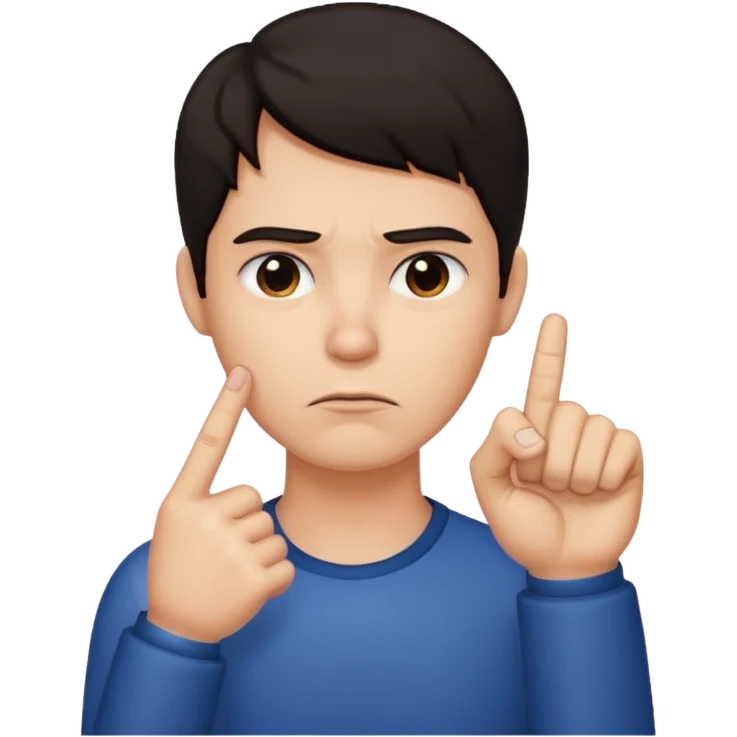 put your big finger on the neck  emoji