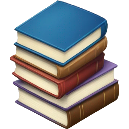 stack of books  emoji
