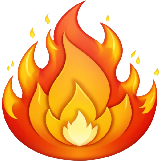 mirco steps of fire emoji