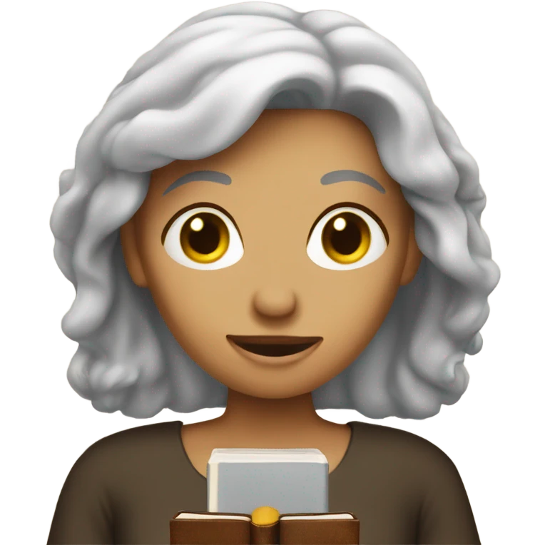 Lady with Bible  emoji