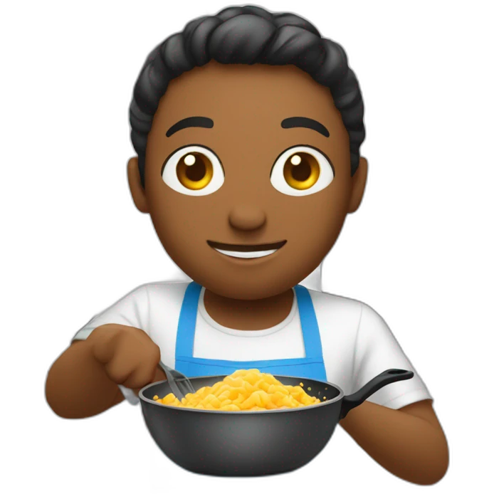 making vidéo while cooking emoji