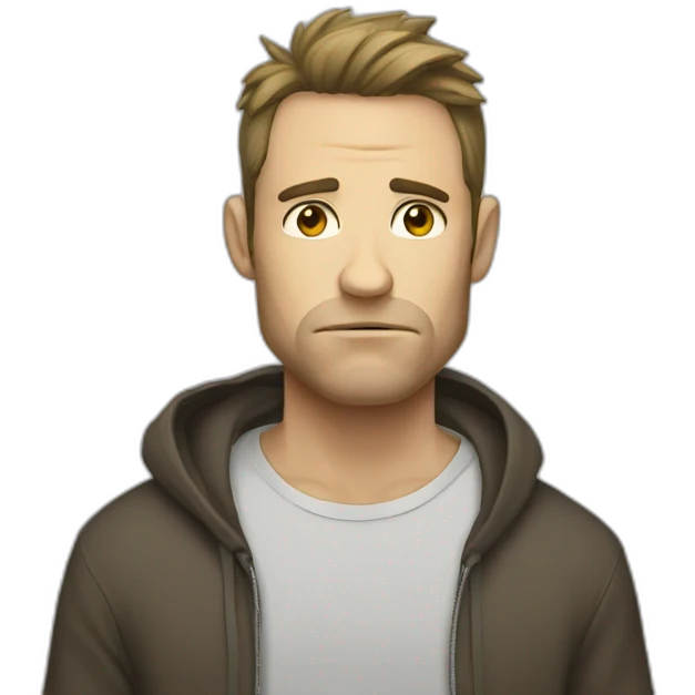 giga chad sad emoji