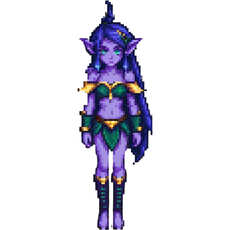 night elf girl emoji