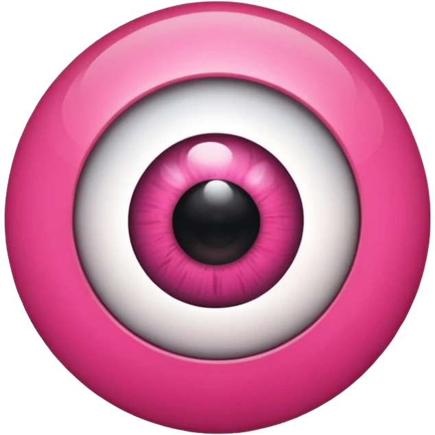 eyeball pink is my new apple emoji