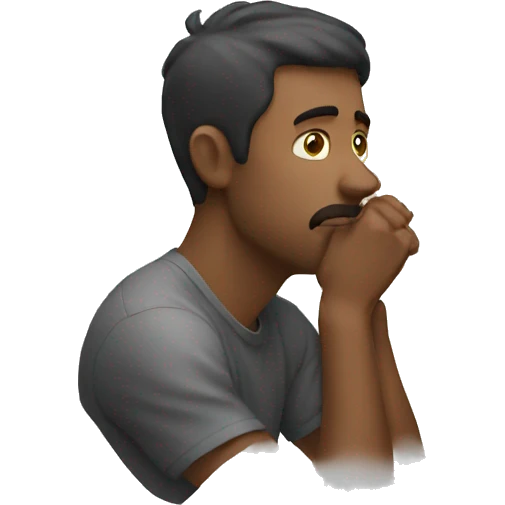 men overthinker emoji