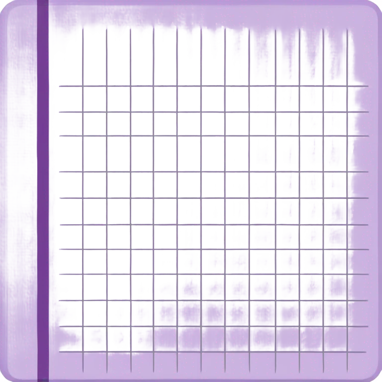 Blank Purple List emoji