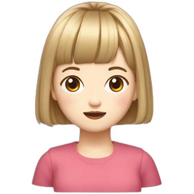 Yoo Jeongyeon Bob Hair emoji