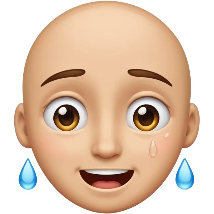 Face cry and happy emoji