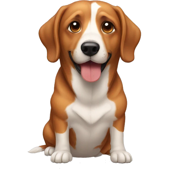Perro salchicha gordo bachicha emoji
