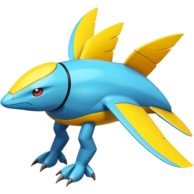 Helioptile-Heliolisk-Koraidon-Miraidon-Pokémon, full body emoji