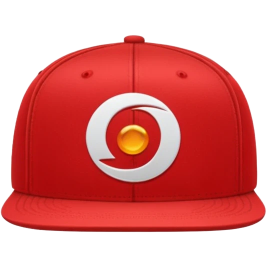 red snapback hat emoji