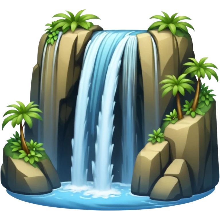water falls emoji