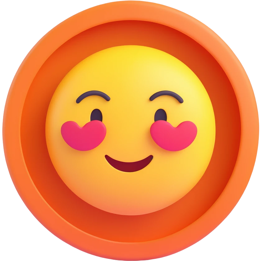 colorful 3D circular emoji with the word 'cuki' in the center in a modern font emoji