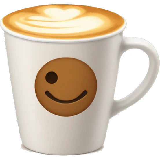 Mancha latte aesthetic cup emoji