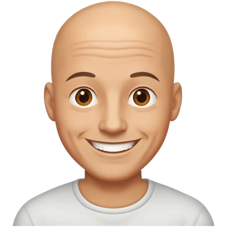 bald man emoji