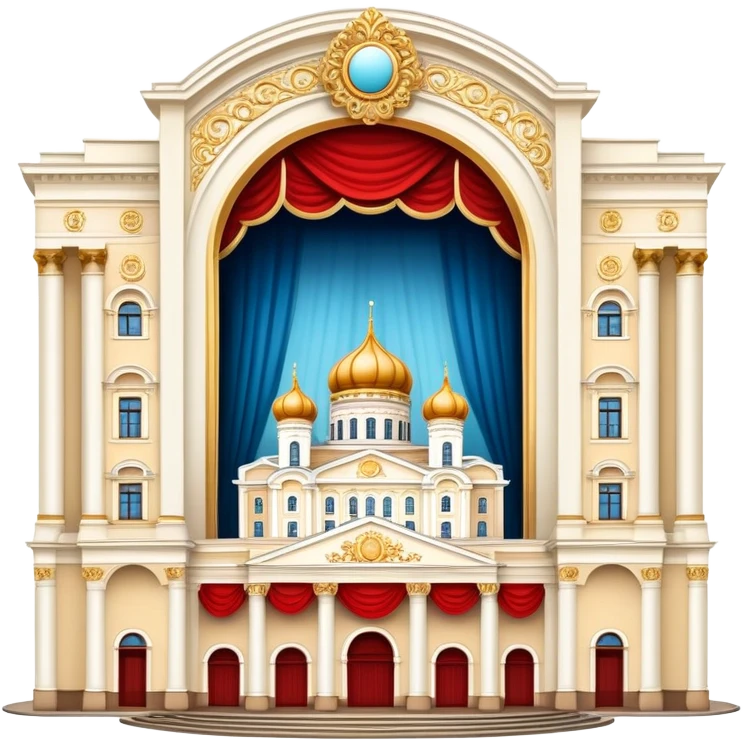 the Bolshoy theatre in Moscow  emoji