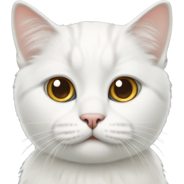 white scottish cat emoji