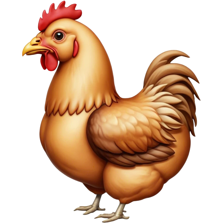 Chicken body with horse head  emoji
