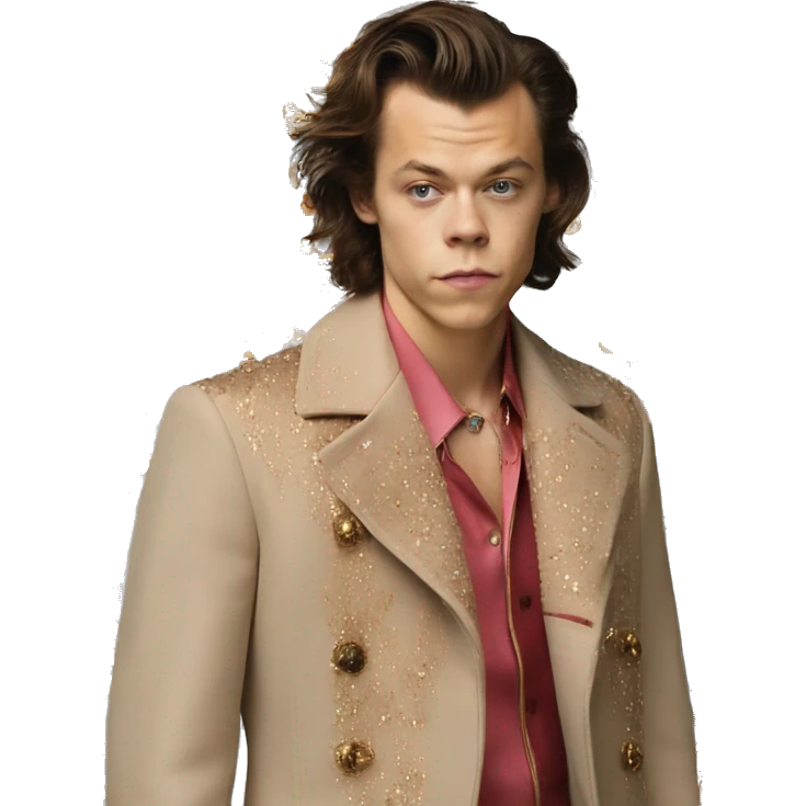 Harry Styles in a Gucci photoshoot emoji