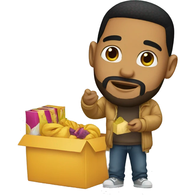 Drake selling something emoji