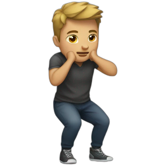 squat emoji