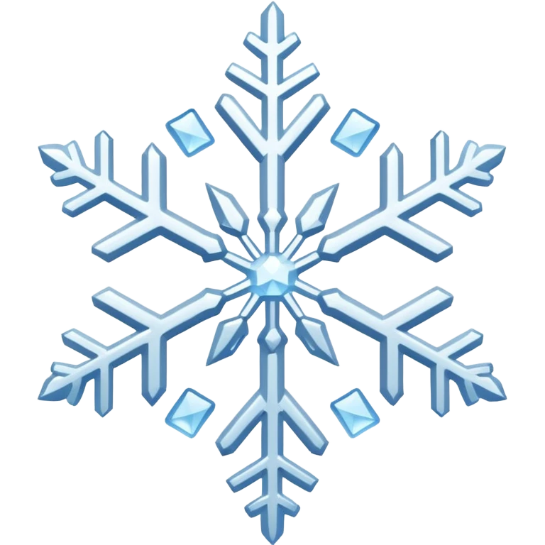 snowflake white emoji