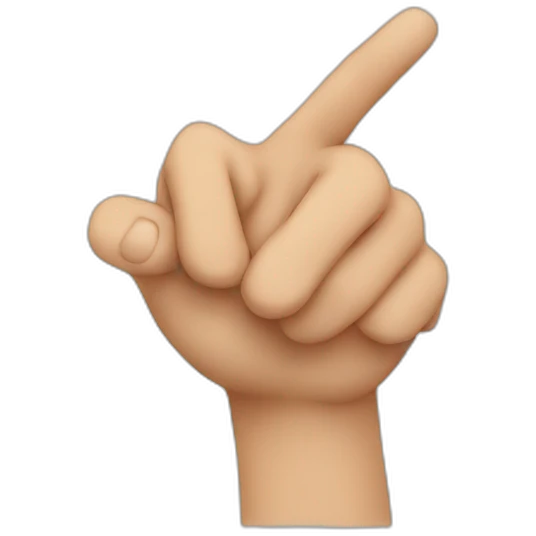 finger pointing at the viewer emoji