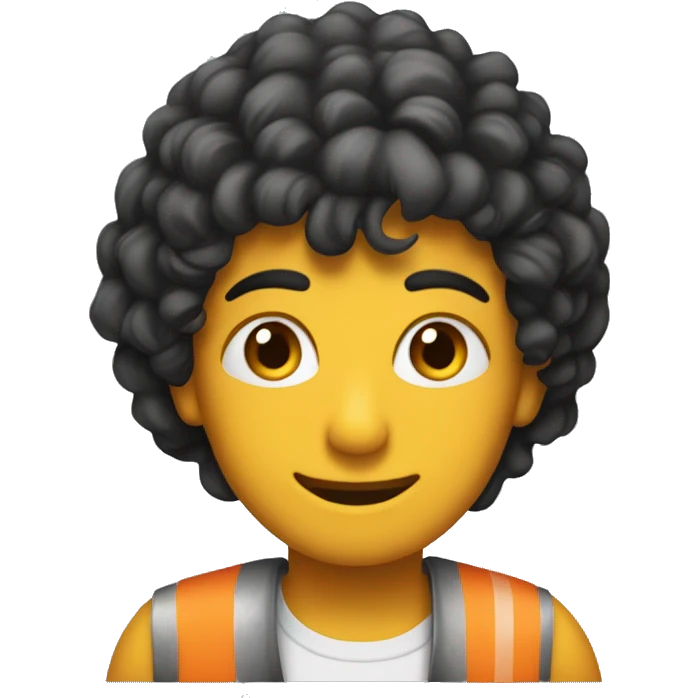 سمكة قش ذات شعر كثيف emoji