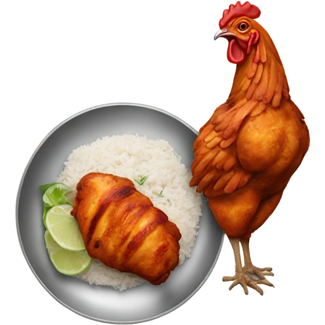 Tandoori chicken  emoji