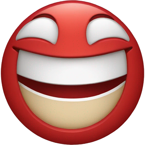 Red laughing emoji emoji