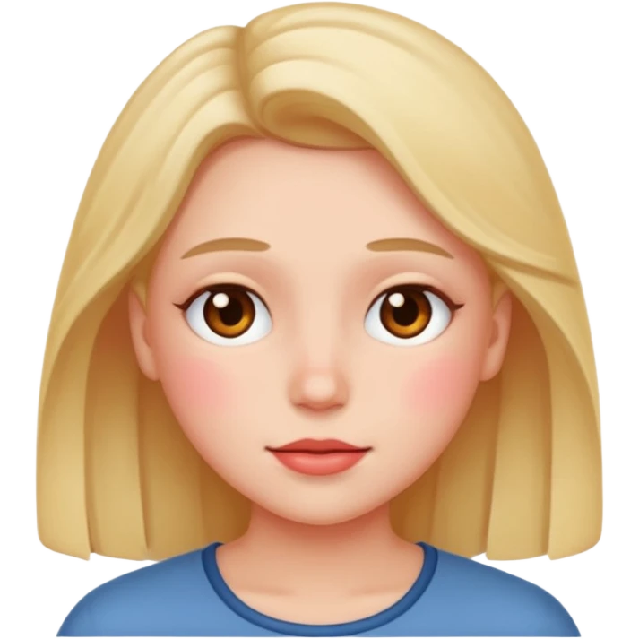 Blushing  emoji