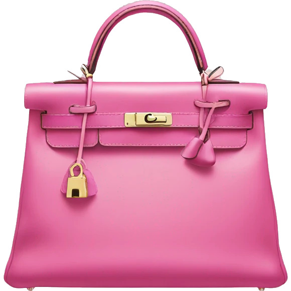 Pink hermes Kelly emoji
