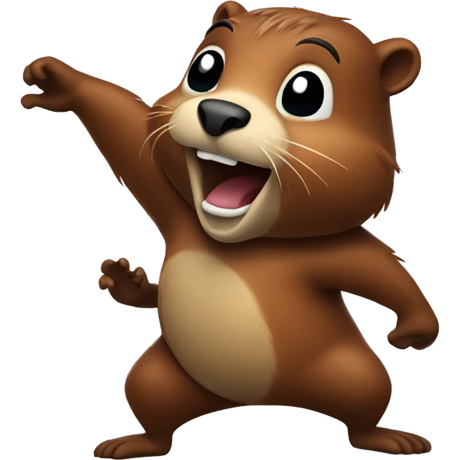dancing beaver emoji