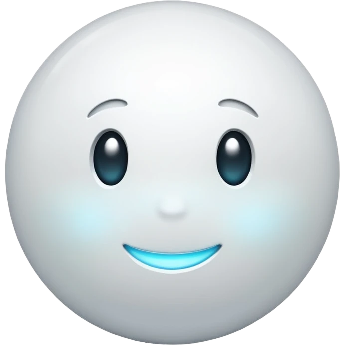 The white orb emoji