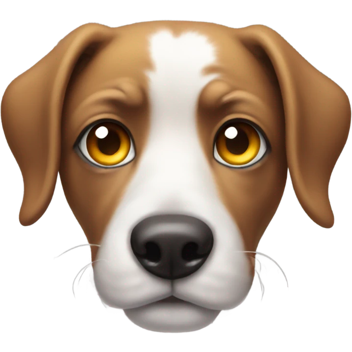 Dog with rainbow eyes  emoji