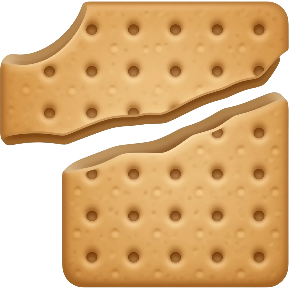 OK great, now put a graham cracker square on top and on bottom emoji