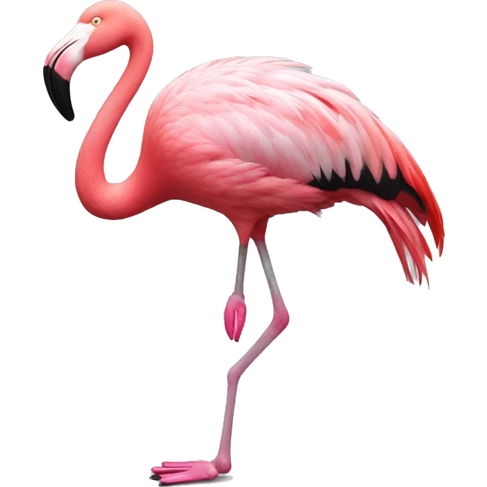 Flamingo tap dancing  emoji