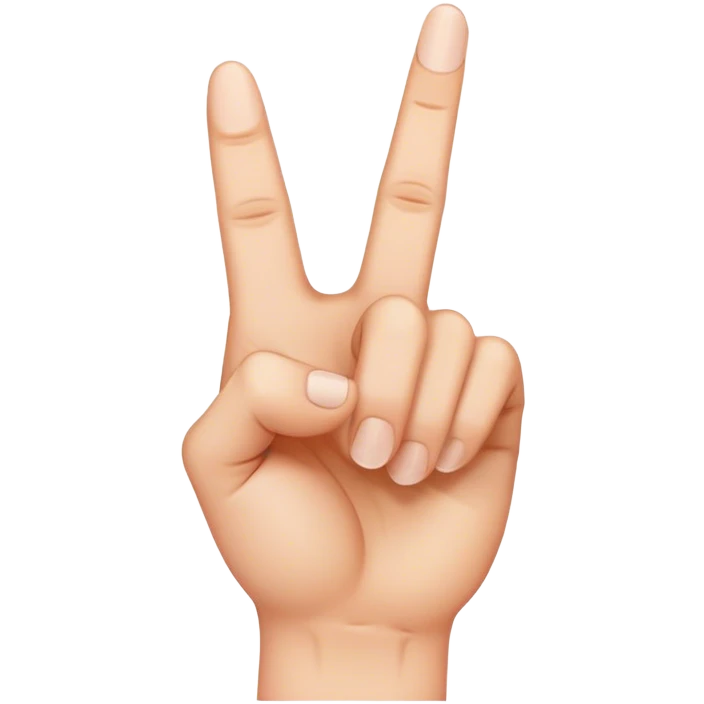 Middle finger emoji