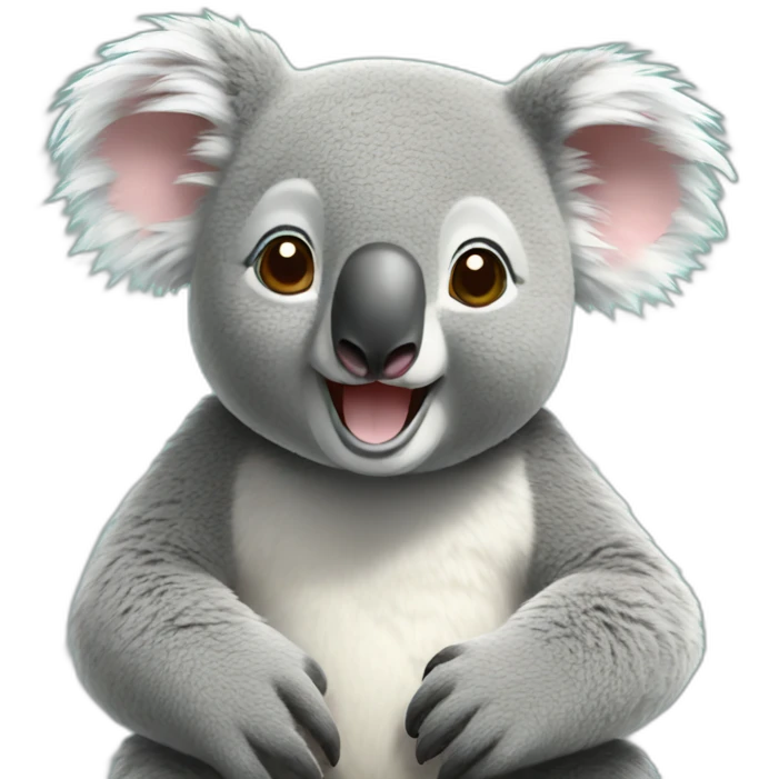 Koala-party emoji