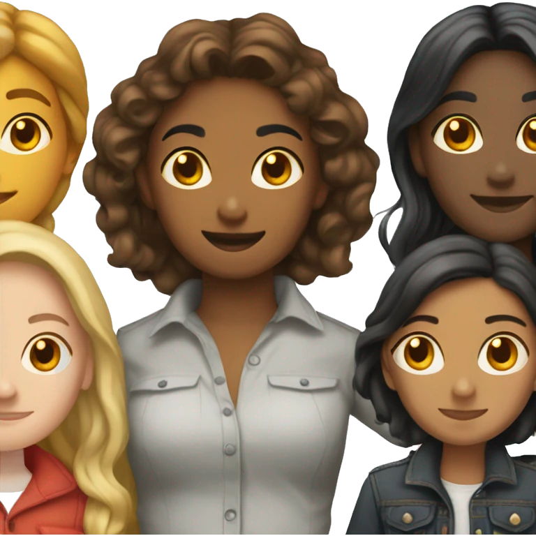 Draw two lesbians one Bengali and one lesbian  emoji