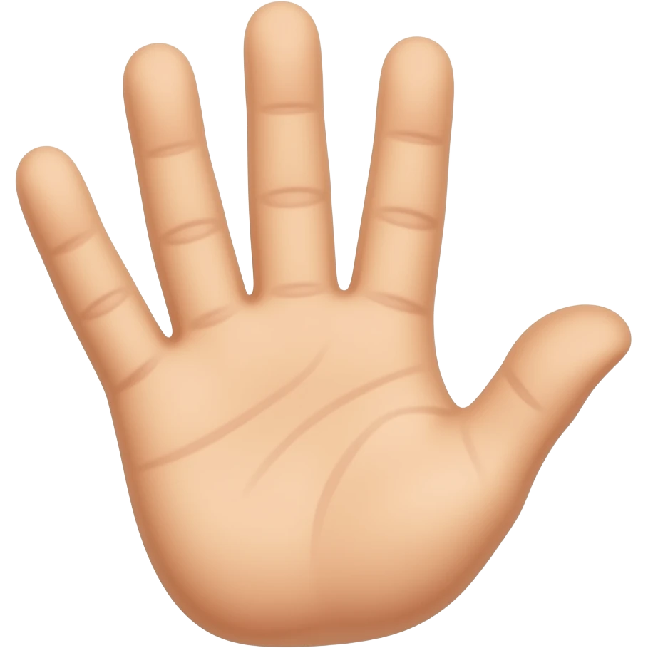 10 hand sign emoji