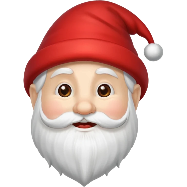 Новогодний гномик смешной emoji