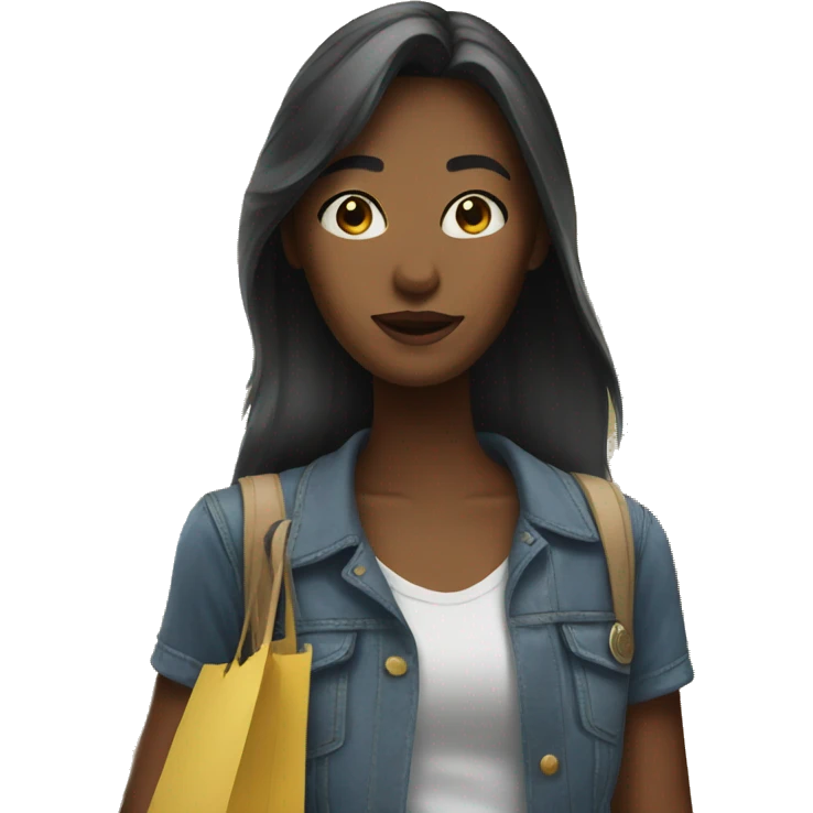 shopping girl emoji